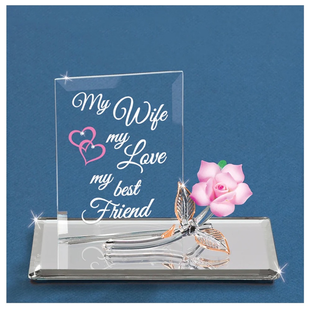 "My Wife, My Best Friend" Pink Rose